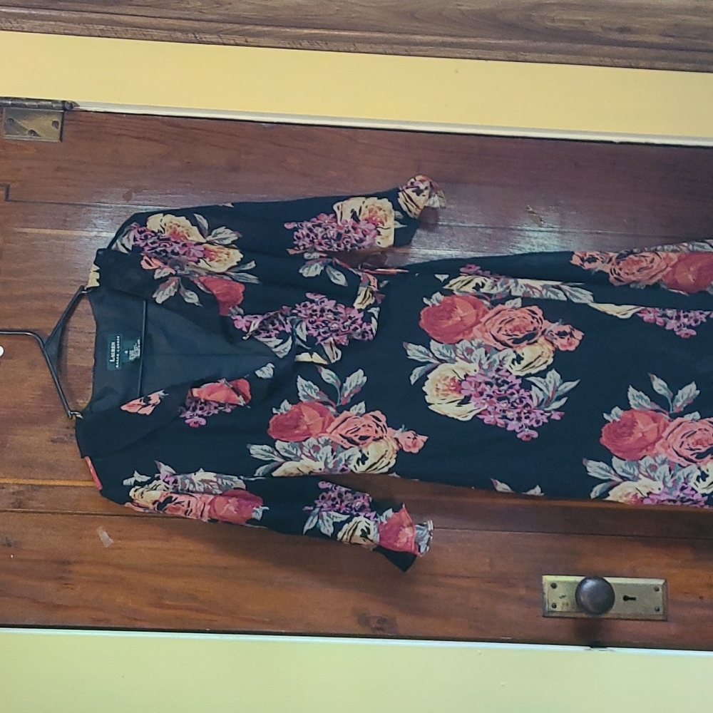 A size 8 floral wrap dress